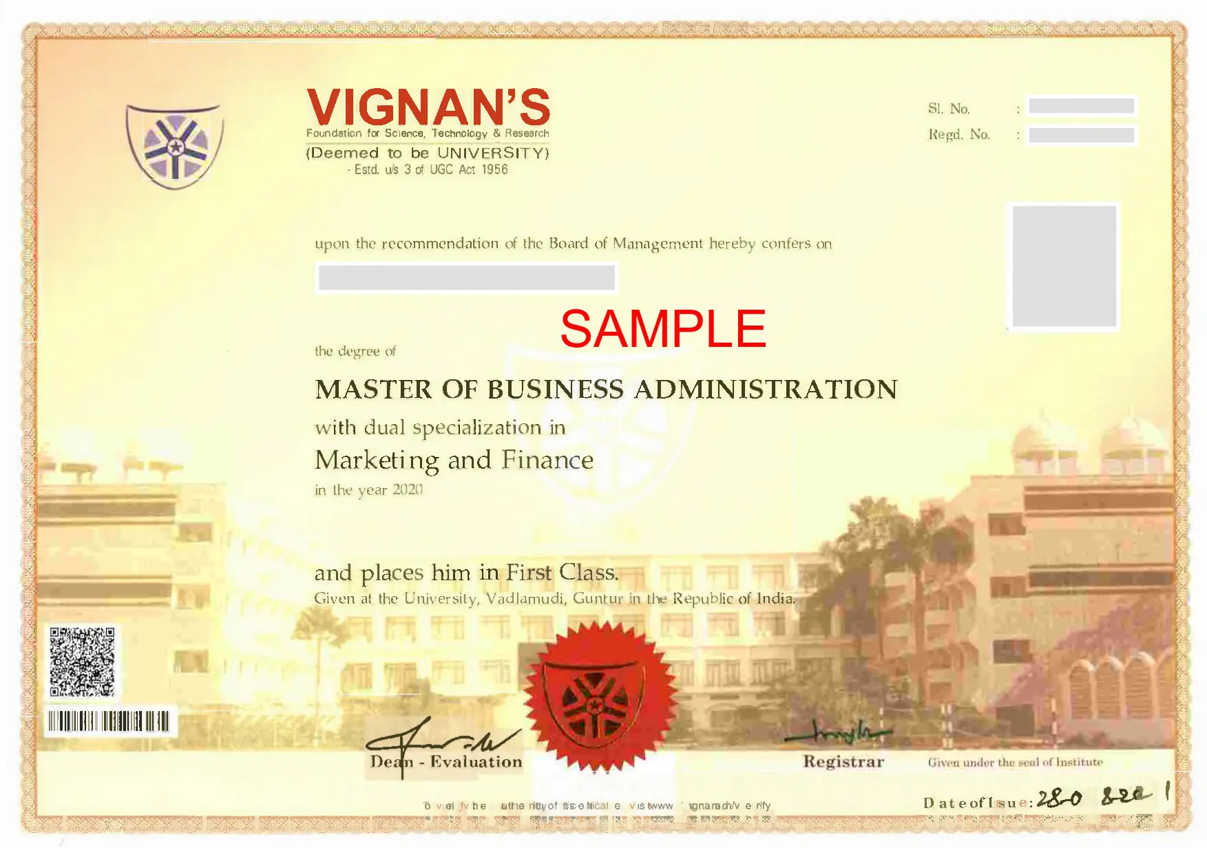 vignan-university-sample-degree-certificate
