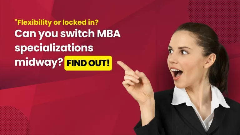 Can I switch MBA specializations mid-program or am I locked in?