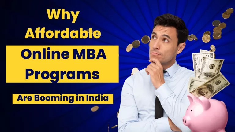 Why Affordable Online MBA Programs Are Booming in India